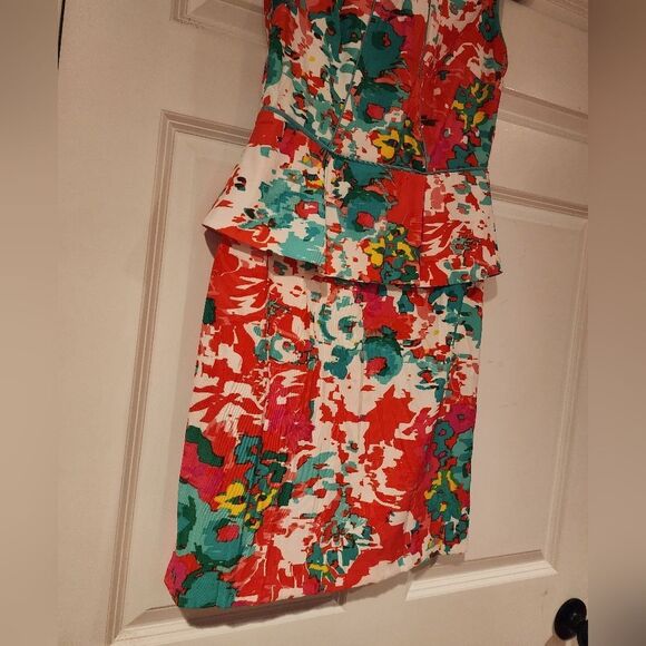 AGB colorful sleeveless shift dress 6P - Picture 3 of 4